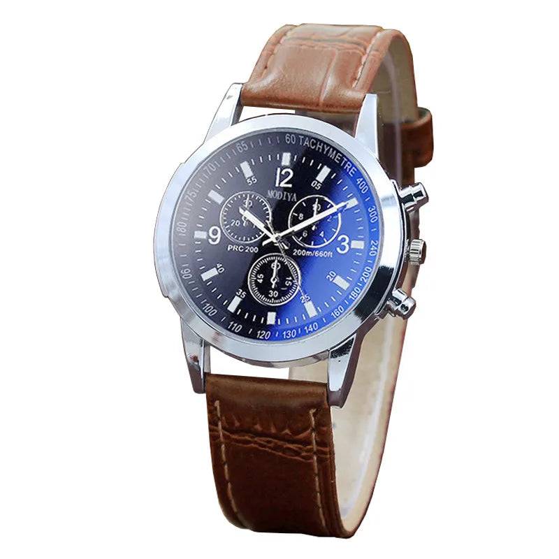 Cooeverly Fashion Faux mens casual luxury watch